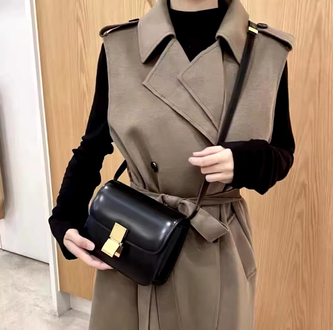 Women’s Genuine Leather Shoulder Bag 2022 Trend Brand Small Square Bags